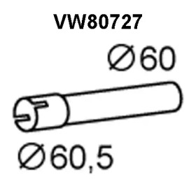 Трубка VENEPORTE VW80727