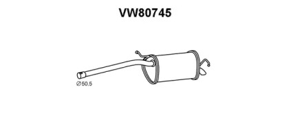 Амортизатор VENEPORTE VW80745