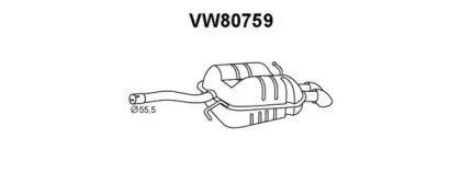 Амортизатор VENEPORTE VW80759