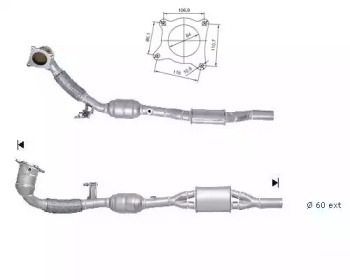 Катализатор MAGNAFLOW 60214