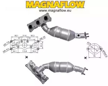 Катализатор MAGNAFLOW 60612