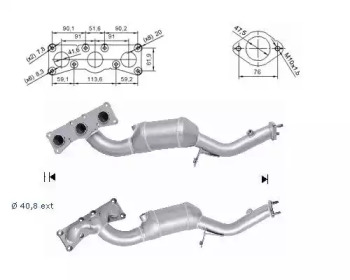 Катализатор MAGNAFLOW 60619