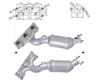 Катализатор MAGNAFLOW 60620