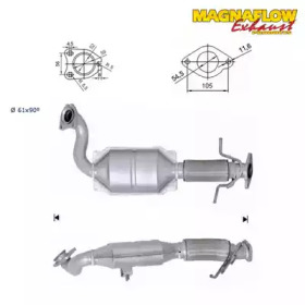 Катализатор MAGNAFLOW 62504D