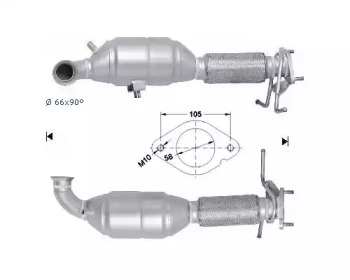 Катализатор MAGNAFLOW 62518D