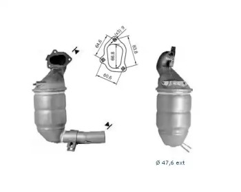 Катализатор MAGNAFLOW 62519D