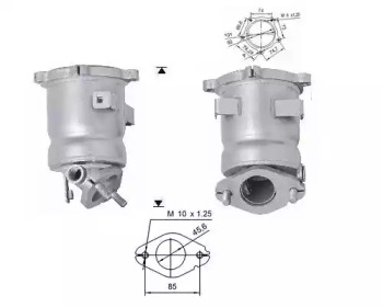 Катализатор MAGNAFLOW 63406