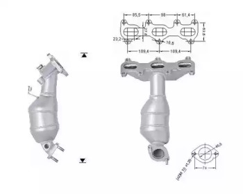 Катализатор MAGNAFLOW 64110