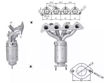 Катализатор MAGNAFLOW 64111