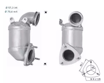 Катализатор MAGNAFLOW 64302D