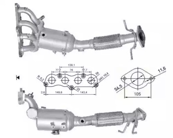 Катализатор MAGNAFLOW 64809