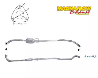 Катализатор MAGNAFLOW 65808D