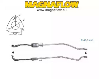 Катализатор MAGNAFLOW 65814D