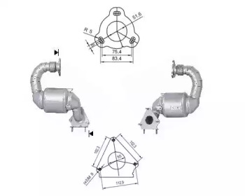 Катализатор MAGNAFLOW 66312D