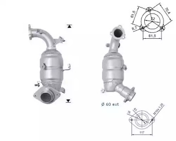 Катализатор MAGNAFLOW 68011D