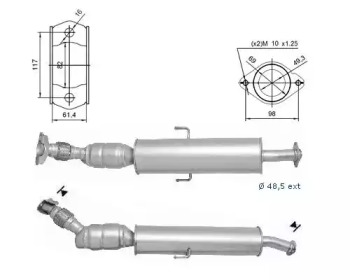 Катализатор MAGNAFLOW 68012D