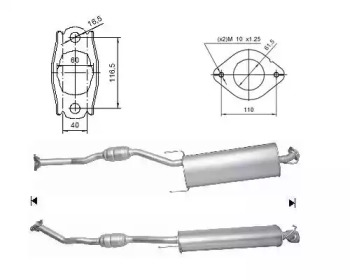 Катализатор MAGNAFLOW 68014D