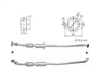 Катализатор MAGNAFLOW 68018D