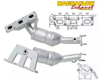 Катализатор MAGNAFLOW 70606