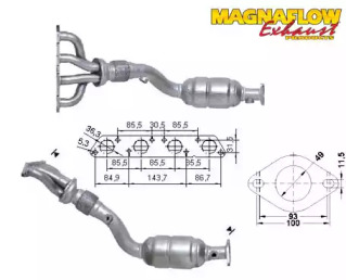 Катализатор MAGNAFLOW 70611