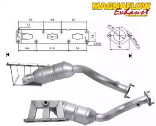 Катализатор MAGNAFLOW 70614