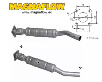 Катализатор MAGNAFLOW 71609