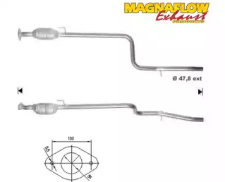 Катализатор MAGNAFLOW 71802D