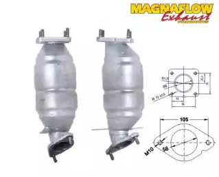 Катализатор MAGNAFLOW 72501D