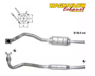 Катализатор MAGNAFLOW 72520D