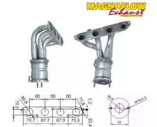 Катализатор MAGNAFLOW 74502