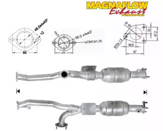 Катализатор MAGNAFLOW 74507