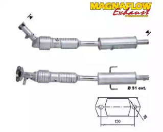 Катализатор MAGNAFLOW 74805