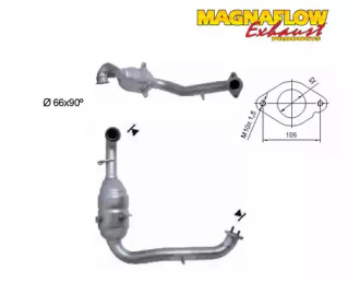 Катализатор MAGNAFLOW 74815D