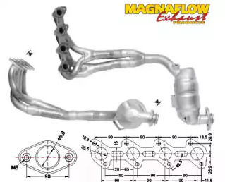 Катализатор MAGNAFLOW 75002