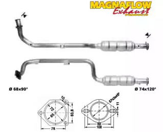 Катализатор MAGNAFLOW 75003