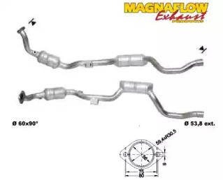 Катализатор MAGNAFLOW 75011