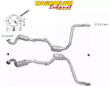 Катализатор MAGNAFLOW 75036