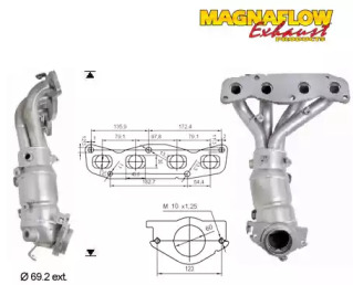 Катализатор MAGNAFLOW 75613D