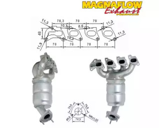 Катализатор MAGNAFLOW 75807