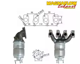 Катализатор MAGNAFLOW 75809