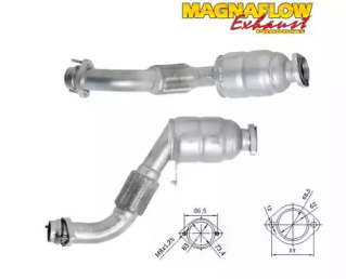 Катализатор MAGNAFLOW 75810D