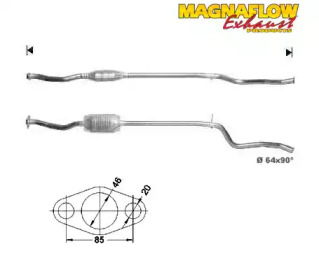 Катализатор MAGNAFLOW 76026D