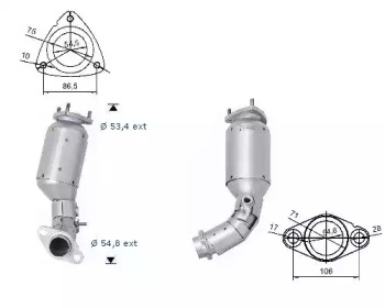 Катализатор MAGNAFLOW 77610