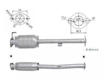 Катализатор MAGNAFLOW 77611