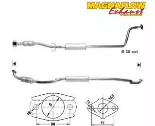 Катализатор MAGNAFLOW 78006