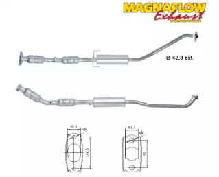 Катализатор MAGNAFLOW 78008