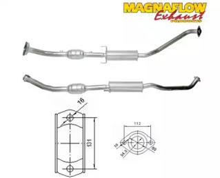 Катализатор MAGNAFLOW 78016