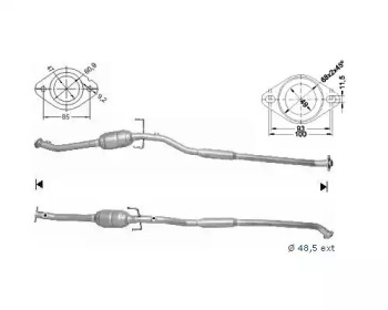 Катализатор MAGNAFLOW 78032