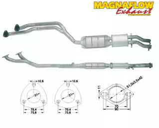 Катализатор MAGNAFLOW 80612