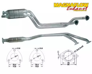 Катализатор MAGNAFLOW 80666